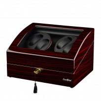 Шкатулка для автоподзавода четырех часов LuxeWood LW031-51-9SW Шкатулка для автоподзавода четырех часов LuxeWood LW031-51-9SW
