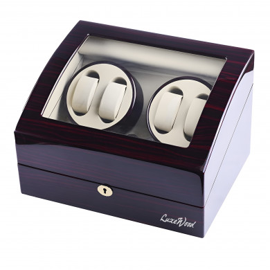 Шкатулка для автоподзавода четырех часов LuxeWood LW031-5W-9SW Шкатулка для автоподзавода четырех часов LuxeWood LW031-5W-9SW