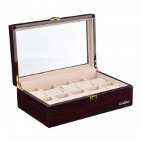 Шкатулка для хранения 10-и часов LuxeWood LW50-10-5 Шкатулка для хранения 10-и часов LuxeWood LW50-10-5