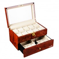 Шкатулка для хранения 16-и часов LuxeWood LW804-16-3 Шкатулка для хранения 16-и часов LuxeWood LW804-16-3