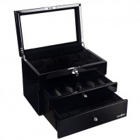 Шкатулка для хранения 25-и часов LuxeWood LW804-25-1 Шкатулка для хранения 25-и часов LuxeWood LW804-25-1