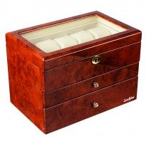 Шкатулка для хранения 25-и часов LuxeWood LW804-25-3 Шкатулка для хранения 25-и часов LuxeWood LW804-25-3